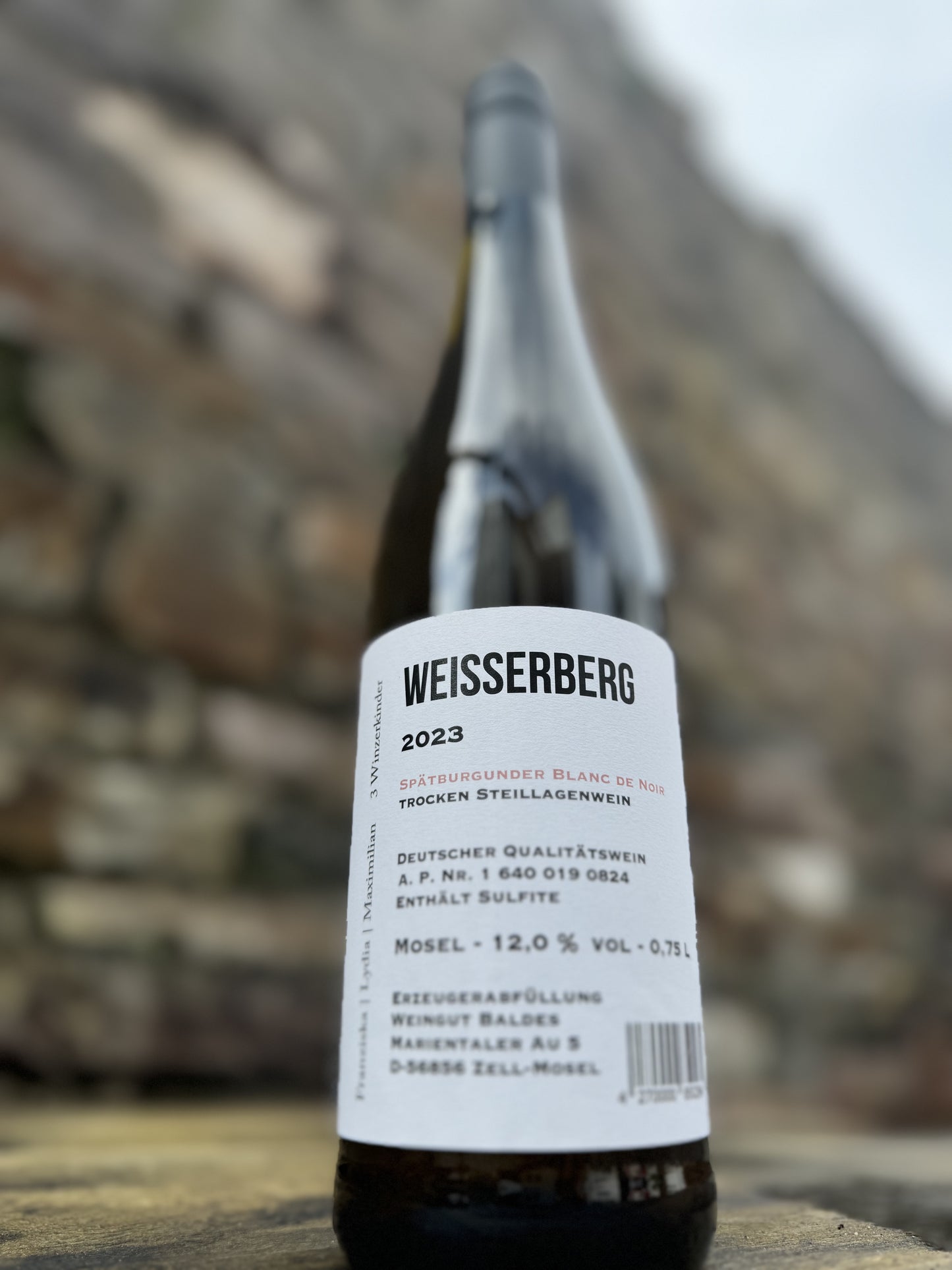 Spätburgunder Blanc de Noir '3 Winzerkinder' WEISSERBERG trocken (2023)