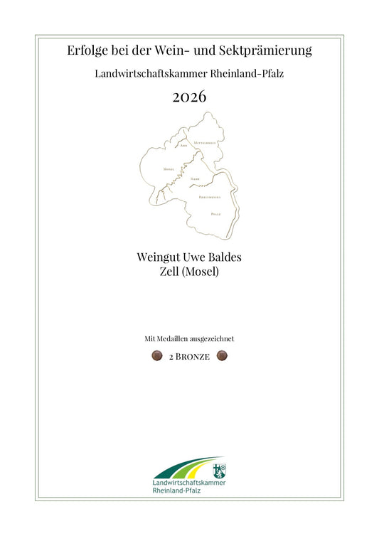 Wein- und Sektprämierung der Landwirtschaftskammer RLP