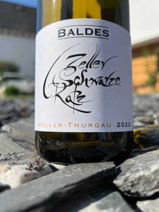 Müller-Thurgau Zeller Schwarze Katz süß (2022) - Weingut Baldes